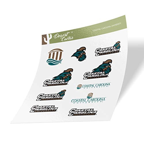 Coastal Carolina University CCU Chanticleers NCAA Sticker Vinyl Decal Laptop Water Bottle Car Scrapbook Family Full Sheet Coastal Carolina University CCU Chanticleers NCAA Sticker Vinyl Decal Laptop Water Bottle Car Scrapbook Family Full Sheet